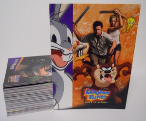 COMPLETE SET! 2003 Inkworks Looney Tunes: Back in Action Card Set #1-72