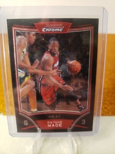 2008-09 BOWMAN CHROME DWYANE WADE MIAMI HEAT #100