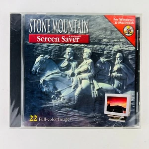 Stone Mountain Screen Saver & WallPaper PC CD ROM Software New Factory Sealed - Picture 1 of 2
