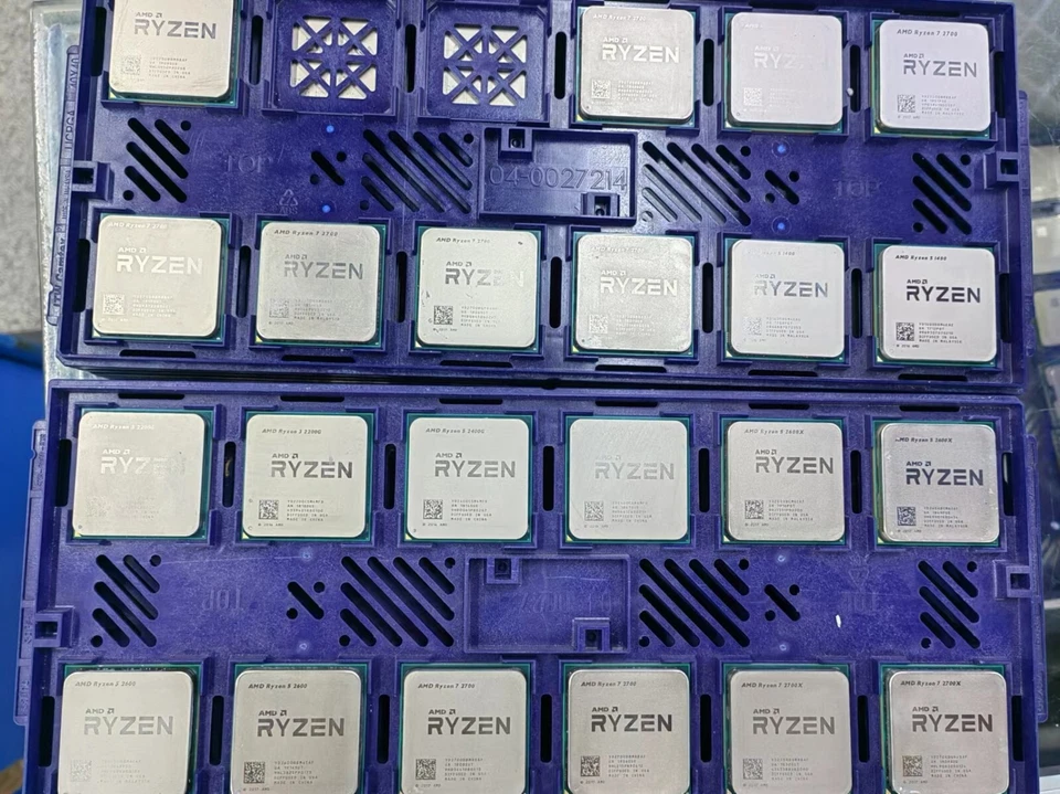 AMD RYZEN 7 2700X 2700 R5 2600X 2600 2400G R3 2300X 2200G Sockt AM4  Series - Image 1 of 3