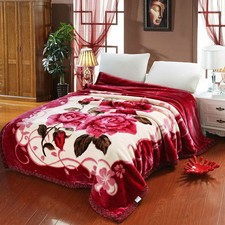 Throws Blankets Winter Home Textile Thick Microfiber Fabric Soft Sofa Bed Covers