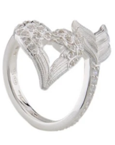 Thomas Sabo silver heart and arrow cubic zirconia ring - Picture 1 of 1