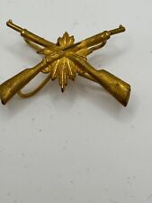 Rifleman pin in brass all clasps intact