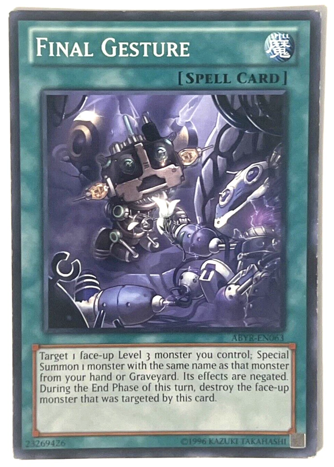 YuGiOh! - Final Gesture - Common - Image 1 of 1