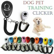 Pet Dog Training Clicker Cat Puppy Button Click Trainer Obedience Aid Wrist AU