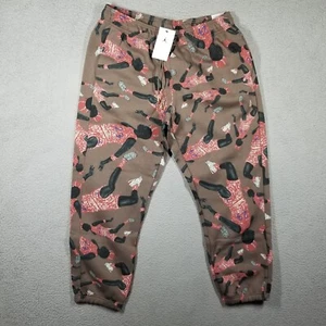 Nike Air Jordan Joggers Sweatpants Women XL Fleece Graphic Print Pants DX0405 - Picture 1 of 12