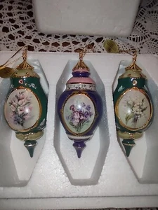 Bradford Ediciones Forever Flores Reliquia Adornos Lena Liu's Tulipanes Dulce Guisante - Imagen 1 de 14