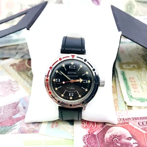 🤿 Original Sniper Rare Vostok Amphibia 2409 Wostok USSR Soviet Amphibian 🛠 - Picture 1 of 12