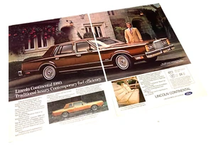 Anuncio de revista impresa de Lincoln Continental 1980 - Imagen 1 de 1