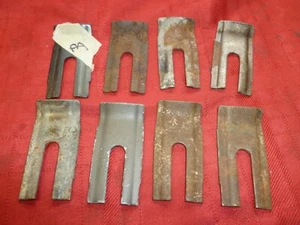 Mustang Cougar Seat 1965 1966 1967 1968 placas de alfombra de montaje en pista 65 66 67 68 - Imagen 1 de 2