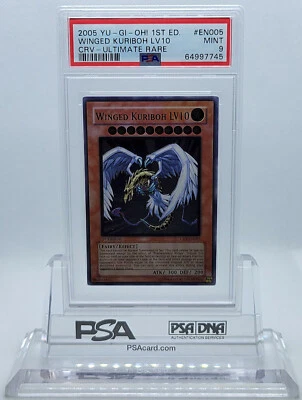 YUGIOH 1ST ED CRV-EN005 WINGED KURIBOH LV 10 ULTIMATE RARE PSA 9 MINT #64997745 - Image 1 of 4