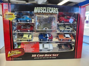 Juego de caja de 10 autos Johnny Lightning Muscle Cars - Imagen 1 de 12