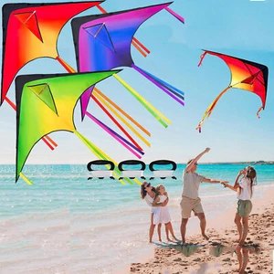 3 Pack Large Delta Kite for Kids & Adults Outdoor Toys Easy to Fly for Beginners - Picture 1 of 9
