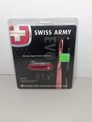 Wenger Authentic Swiss Army Knife Esquire 6 Implements  7 Functions  2 1/2" Red  - Image 1 of 3