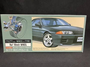 Fujimi 1/24 Scale Car Wheel Set 18 Pirelli P Zero Tires Unassembled qq2 - Picture 1 of 14