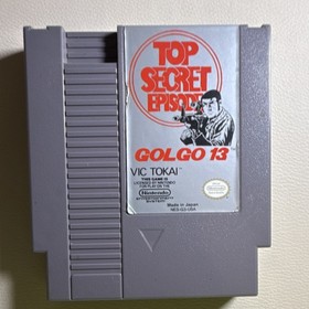 Nintendo NES -  Golgo 13: Top Secret Episode - Tested / Works 