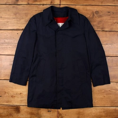 Vintage London Fog Outdoor Jacket S 70s Fleece Lined Blue - Image 1 of 4