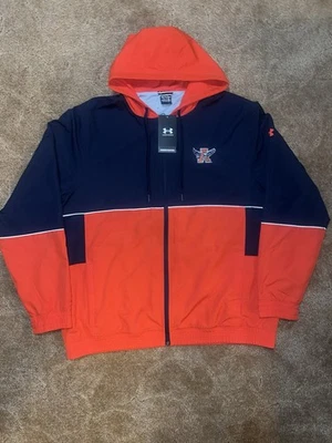 Chaqueta Auburn Tigers Under Armour Gameday Collection para hombre XL con cremallera nueva con etiquetas Foto 1 de 4