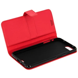 Housse Clapet Portefeuille iPhone 7 Plus / iPhone 8 Plus Rouge - Photo 1 sur 6