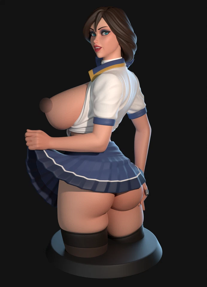 Texelion NSFW Figure |Elizabeth Classic Fan Art | 3D Resin Multi Scale - Image 1 of 3