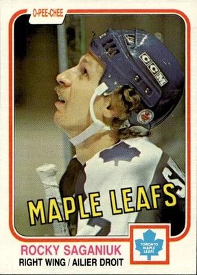 1981-82 O-Pee-Chee SET BREAK #323 Rocky Saganiuk NMMT - Image 1 of 2