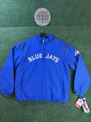 Toronto Blue Jays Majestic On-Field Thermal Full Zip Jacket Size Large - Image 1 of 4