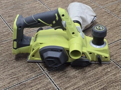 Tool Only Ryobi One+ 18V 3 1/4 in Hand Planer With Dust Bag Cordless  Model P611 - Image 1 of 4