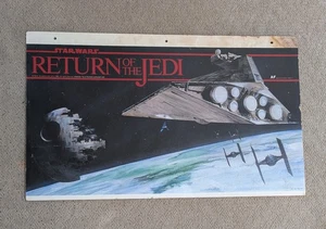 1983 Star Wars Return of the Jedi Bookshelf Panel American Toy & Furniture - Picture 1 of 5