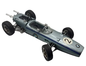 Oldtimer Schuco 1072 BMW Formel 2, Germany, offenes Rad zum Aufziehen funktioniert mit Schlüssel - Bild 1 von 6