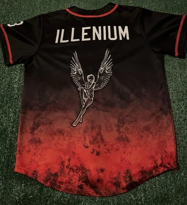 Illenium Jersey Ascend Tour Limited Edition Tie-Dye Embroidered Red Medium RARE - Image 1 of 4
