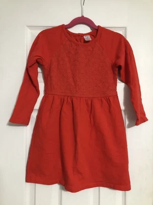 Vestido Carters Rojo Manga Larga Informal Vacaciones Navidad Niñas Talla 6 Foto 1 de 4