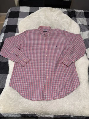 Ralph Lauren Men’s Pink Button Down Cotton 2XLT Tall Shirt - Image 1 of 4