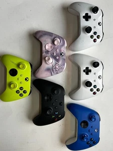 LOT 6 Microsoft XBOX Wireless,  For PARTS - Picture 1 of 4