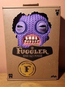 Boxed Fuggler Funny Ugly Monster Plüsch Nr.133 Gold - Bild 1 von 4