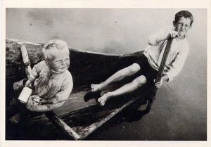 Alexander Rodchenko•Boys in Boat, Karelia 1933•Photo Postcard - Picture 1 of 1