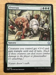 MTG Magic the Gathering Overrun (230/789) Foundations NM - Bild 1 von 2