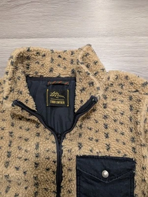 L.L. Bean x Todd Snyder Men’s XL Hi-Pile Sherpa Boulder Jacquard Fleece Jacket - Image 1 of 4