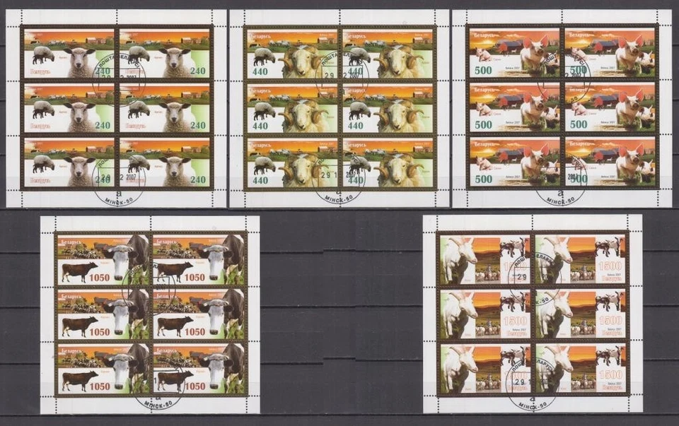 Bielorrusia 2007 animales de granja ganado doméstico cabra carnero oveja cerdo vaca perro caballo fauna Foto 1 de 1