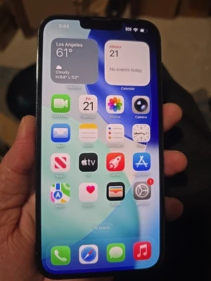 Apple iPhone 13 Pro Max - 128 GB - Sierra Blue (Unlocked).read Description - Image 1 of 4