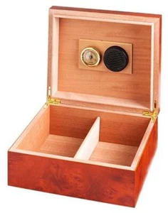 Angelo Humidor-Set braun mit Abschneider, Aschenbescher,Etui - Bild 1 von 4