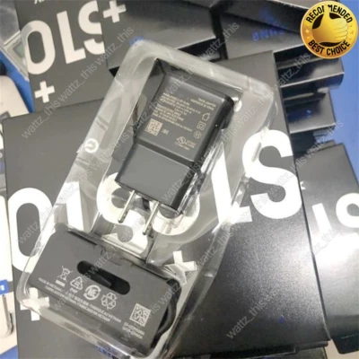 Адаптивное быстрое настенное зарядное устройство адаптер кабель USB тип C лот для Samsung Galaxy S10 - Изображение 1 из 4