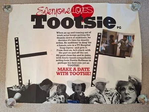 Tootsie Original Rare Cinema Film Movie Quad Poster - Picture 1 of 8