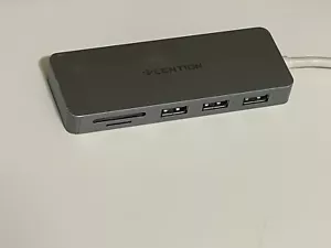 LENTION USB-C to 3 Ports USB 3.0 Hub Adapter SD Card Reader for MacBook Pro hp - Picture 1 of 3