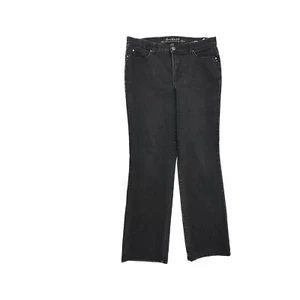 Gloria Vanderbilt Jordyn Curvy Barely Boot Damengröße 14 schwarz Denim Jeans - Bild 1 von 4