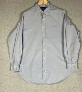 Camisa Ralph Lauren Andover 17 1/2 34 Azul Manga Larga Con Botones - Imagen 1 de 9