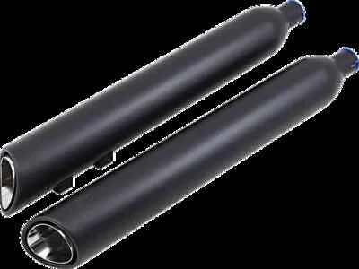 Silenciador deslizable festoneado Cobra negro 4 pulgadas 909 Harley Tri Glide Ultra 09-21 Foto 1 de 4