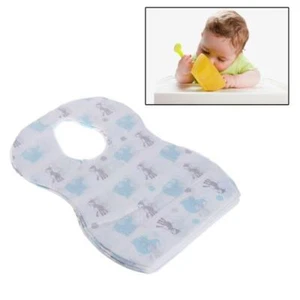 20pcs Sterile Disposable Bibs Children Baby waterproof Eat Bibs With Pocket - Picture 1 of 11
