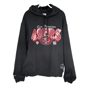 Mitchell & Ness San Francisco 49ers Arch Hoodie Mens Size Large New - Picture 1 of 11