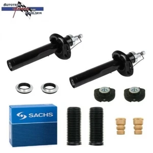 2 x GASDRUCK STOSSDÄMPFER Ø 55MM + DOMLAGER KOMPLETT + SCHUTZKAPPEN VORNE - Bild 1 von 1