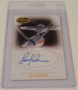 LOU SCHEIMER 2003 STAR TREK Animated Adventures AUTHENTIC AUTOGRAPH Auto CARD A9 - Picture 1 of 5